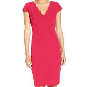 Adrianna Papell Crepe Sheath Dress